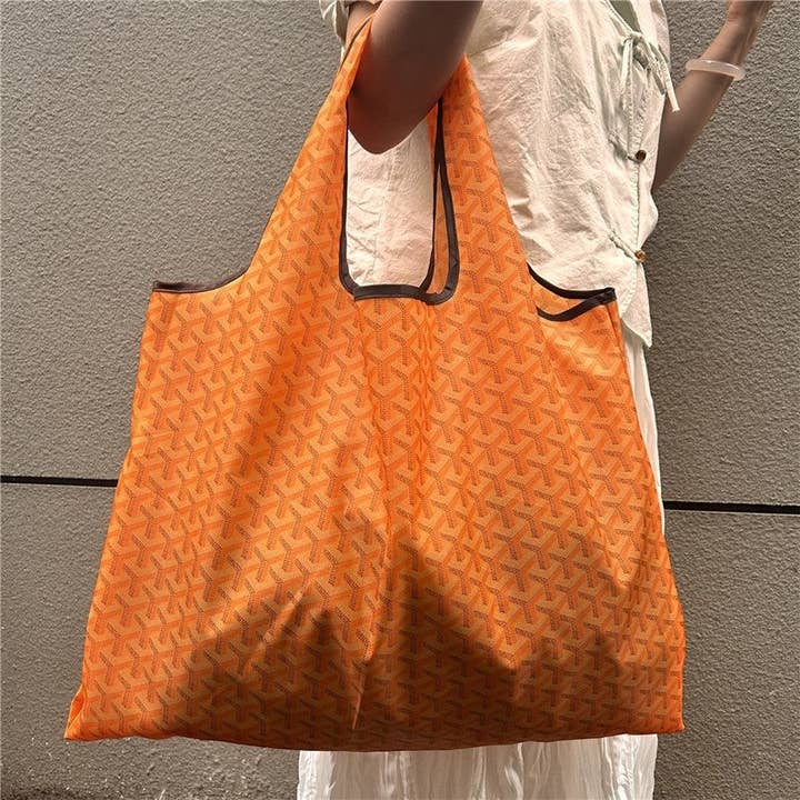 FurDecoration Foldable Large Capacity Shoulder Shopping Bag - Little Miss Muffin Children & Home