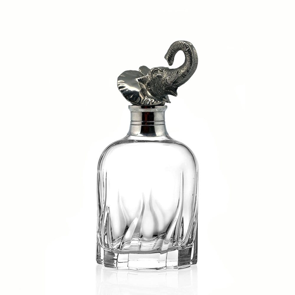 Menagerie Elephant Lead-Free Crystal Whiskey Decanter - Little Miss Muffin Children & Home