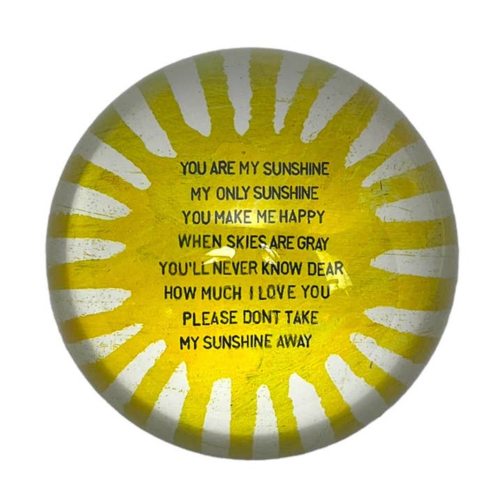 Sugarboo Sugarboo You Are My Sunshine Paperweight - Little Miss Muffin Children & Home