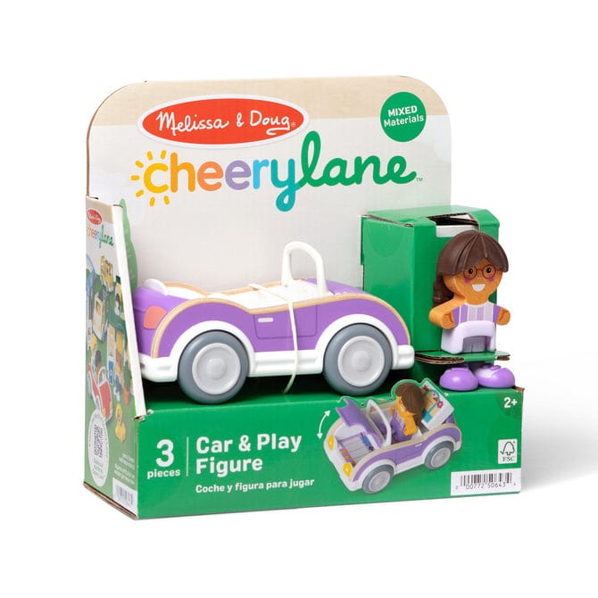 Melissa & Doug Cheery Lane Car and Play Figure Purple - Little Miss Muffin Children & Home