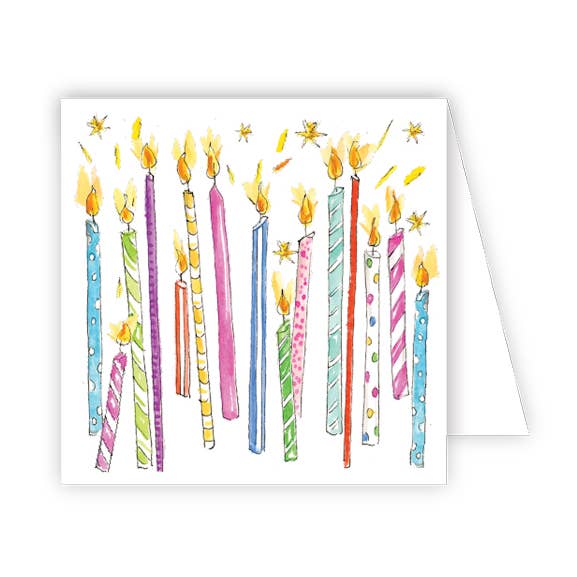 RosanneBeck Collections Handpainted Birthday Candles Enclosure Card - Little Miss Muffin Children & Home