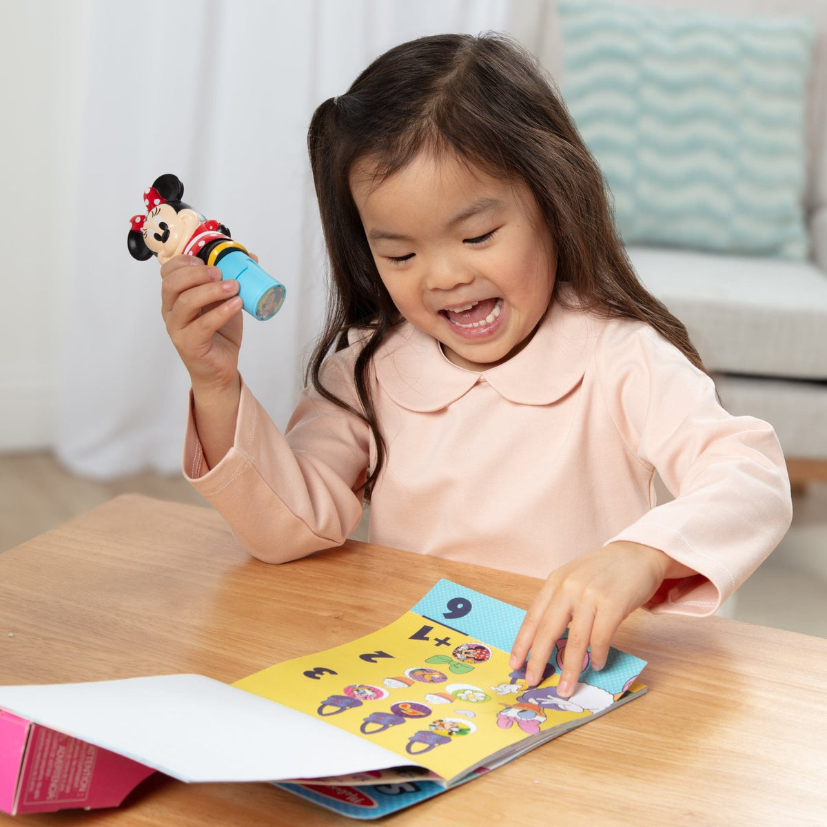 Melissa & Doug Melissa & Doug Sticker WOW! Minnie Activity Pad & Sticker Stamper - Little Miss Muffin Children & Home