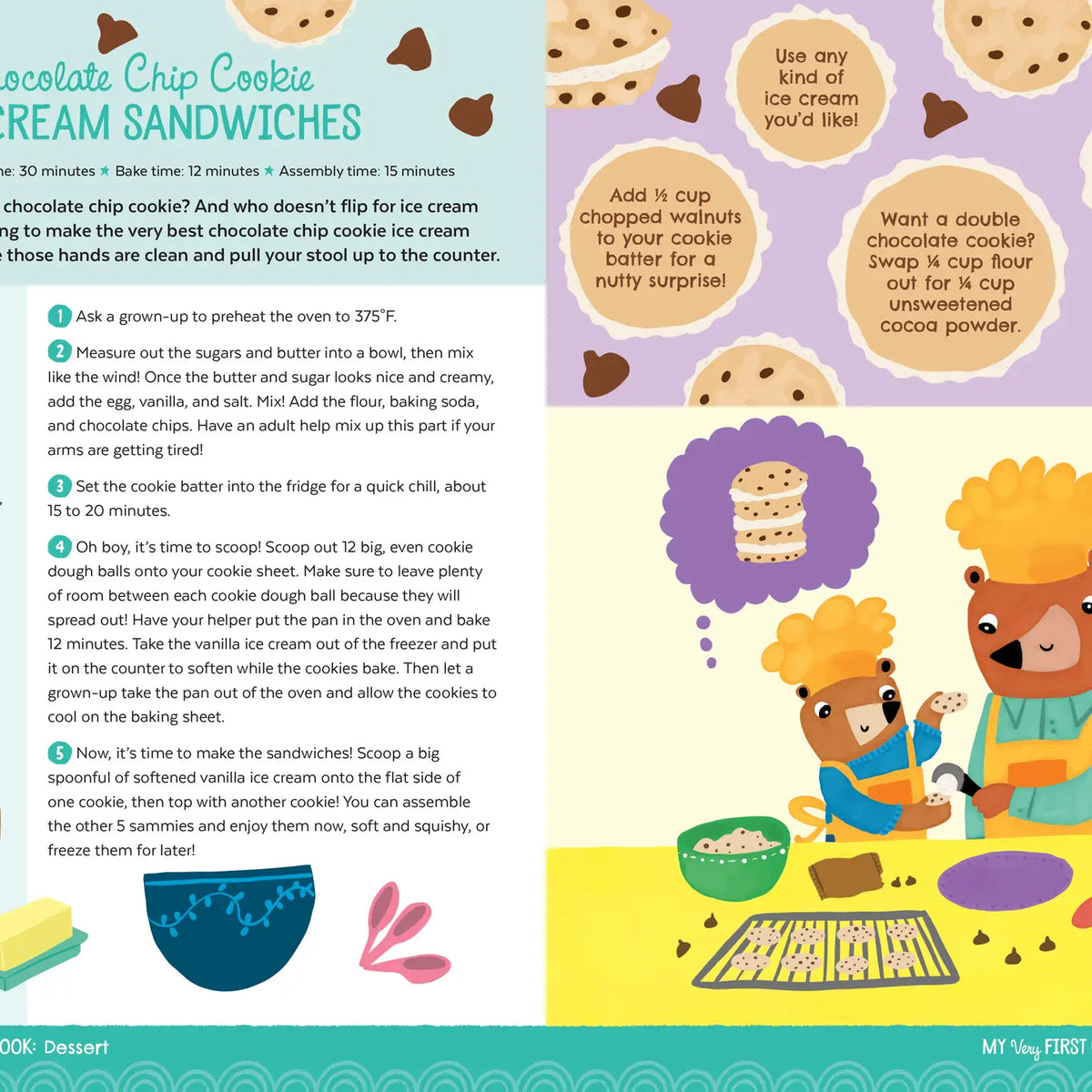 Sourcebooks My Very First Cookbook - Little Miss Muffin Children & Home