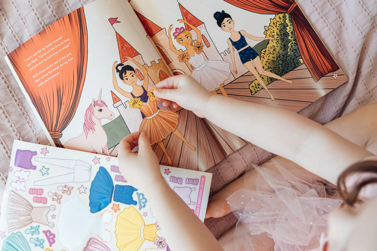 Paige Tate & Co My Sticker Storybook: Dance Recital (500+ Reusable Stickers) - Little Miss Muffin Children & Home