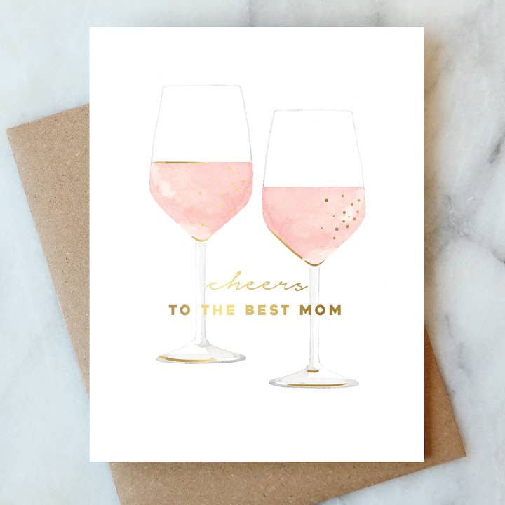 Mom Cheers Greeting Card