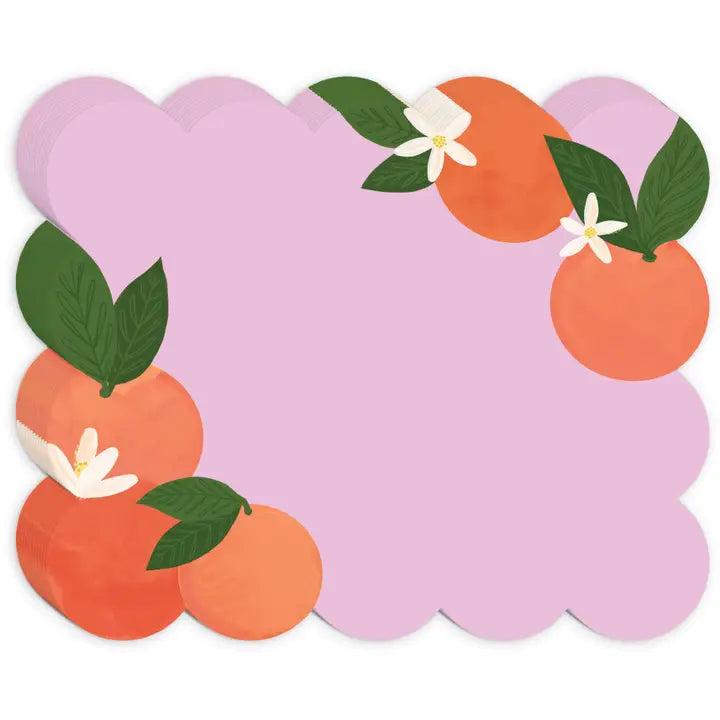Lady Jayne Fruit and Fleur Oranges Notepad - Little Miss Muffin Children & Home