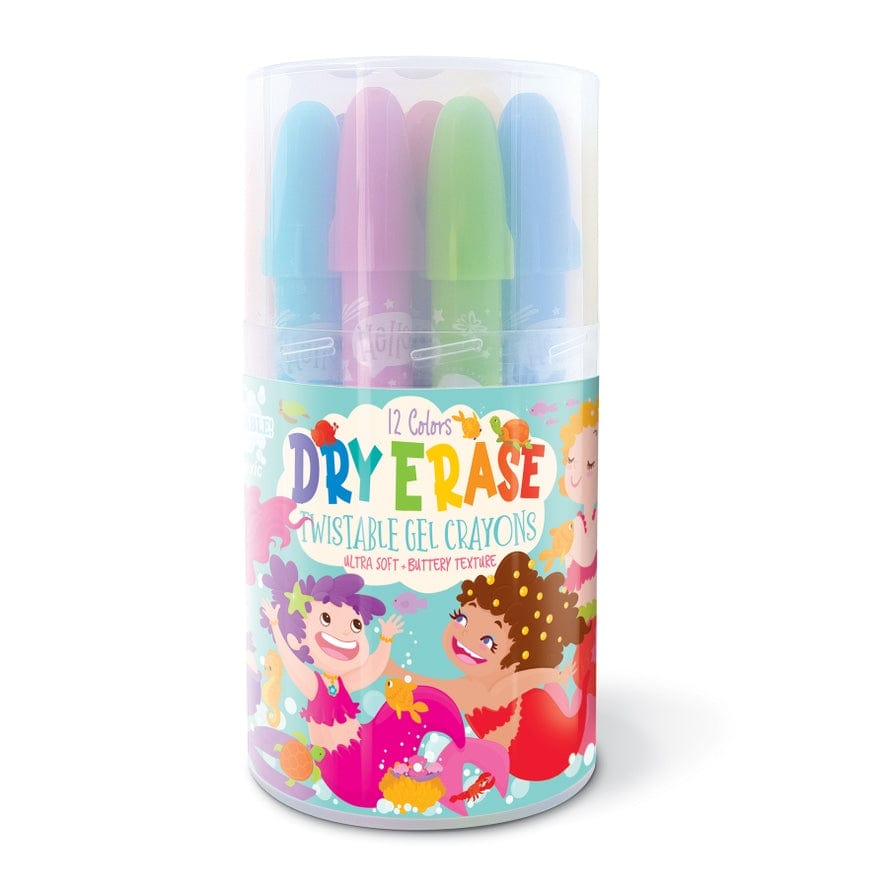 The Piggy Story The Piggy Story Dry Erase Twistable Gel Crayons, 12 Piece Set, 6 Container Styles - Little Miss Muffin Children & Home