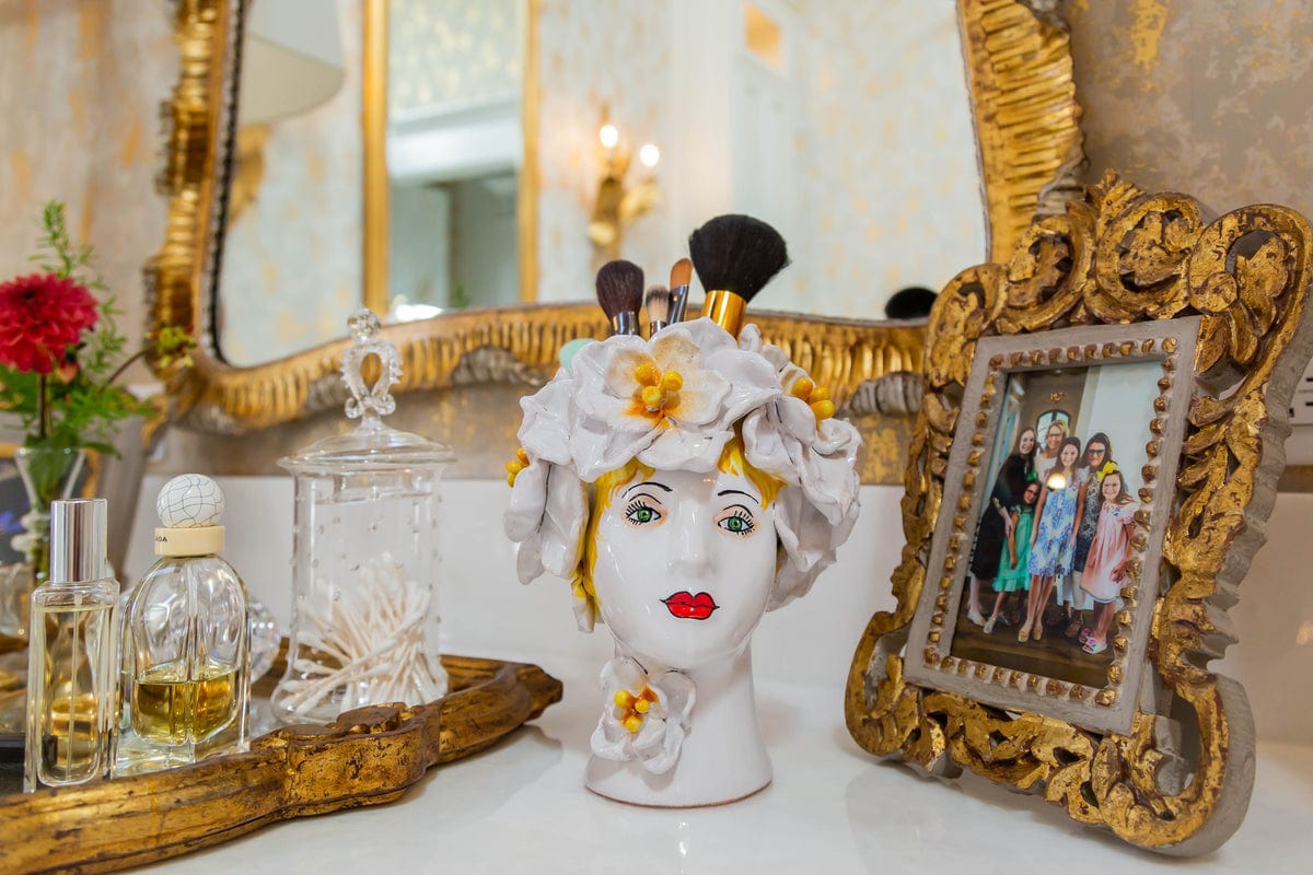 Abigail's Home Decor Abigail's Small Ceramic Head Vase, Magnolia - Little Miss Muffin Children & Home