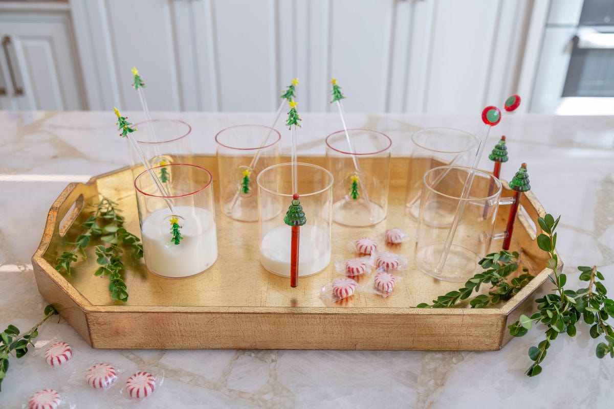 Abigail's Home Decor Christmas Tree Hiball Glasses, Set/4 - Little Miss Muffin Children & Home