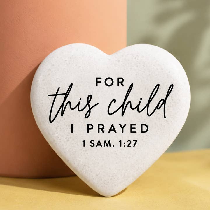Dicksons LCP Heart Stone For This Child I Prayed - Little Miss Muffin Children & Home