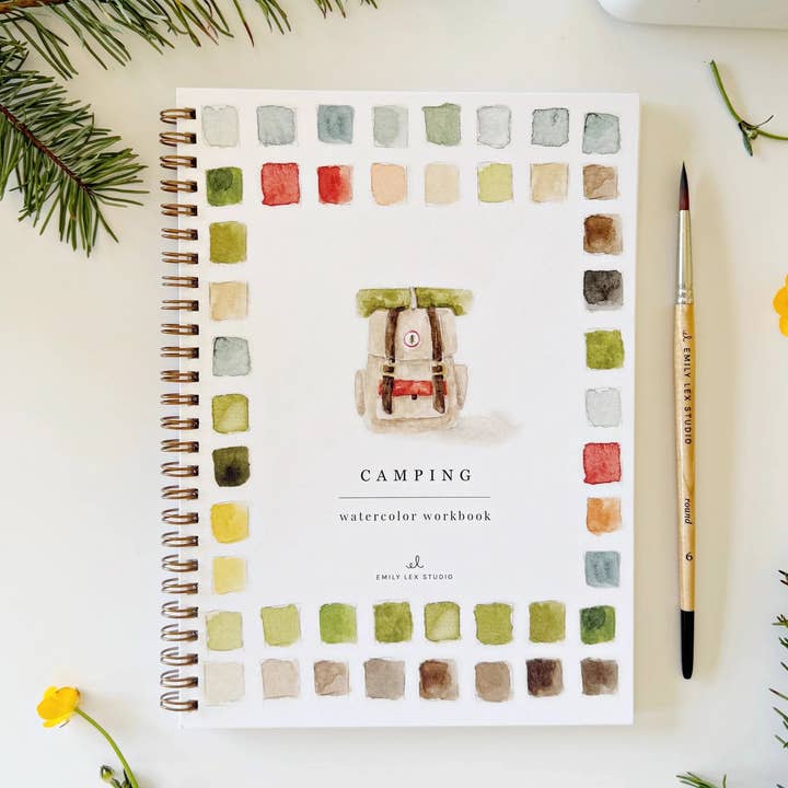 Emily Lex Studio Camping Watercolor Workbook - Little Miss Muffin Children & Home