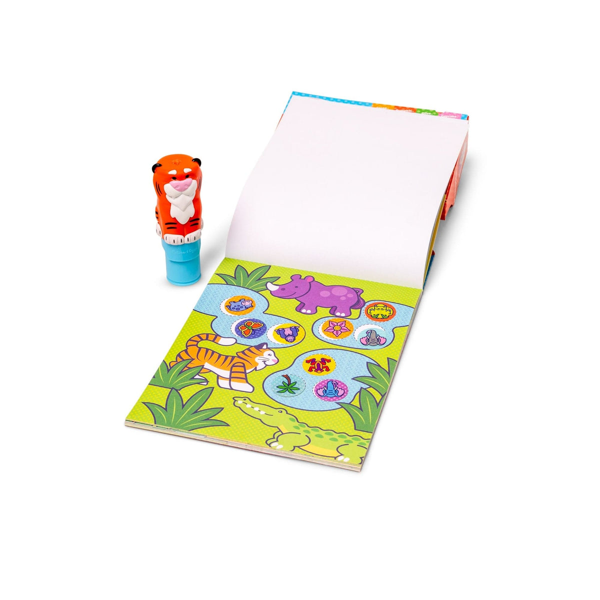 Melissa & Doug Melissa & Doug Sticker WOW! Activity Pad Set - Tiger - Little Miss Muffin Children & Home