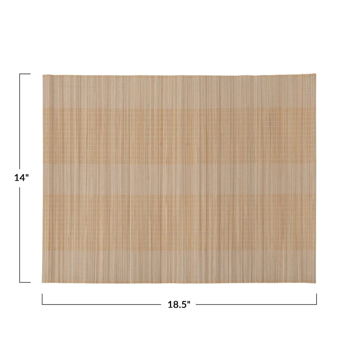 Bloomingville Hand-Wovan Bamboo Striped Placemat - Little Miss Muffin Children & Home
