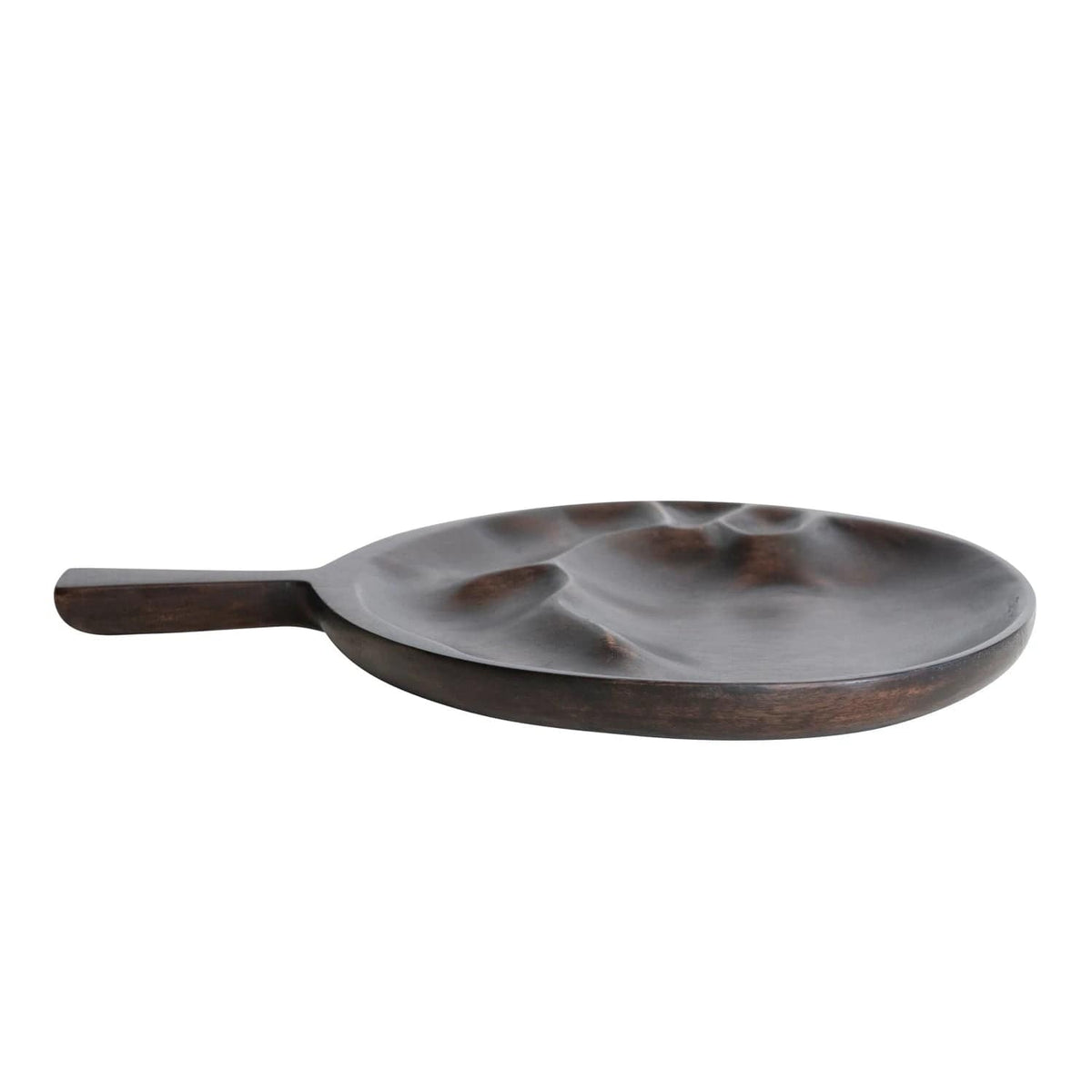 Bloomingville Bloomingville Acacia Wood Serving Board with Handle, Black - Little Miss Muffin Children & Home
