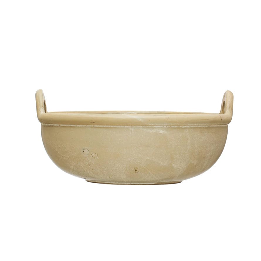 Bloomingville Bloomingville Stoneware Serving Bowl With Handles - Little Miss Muffin Children & Home