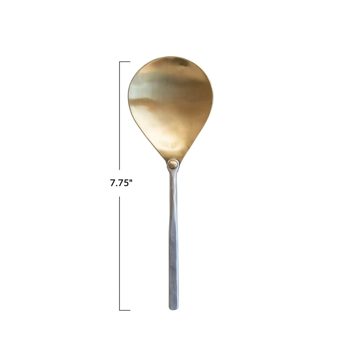 Bloomingville Bloomingville Brass Serving Spoon with Hammered Aluminum Handle - Little Miss Muffin Children & Home