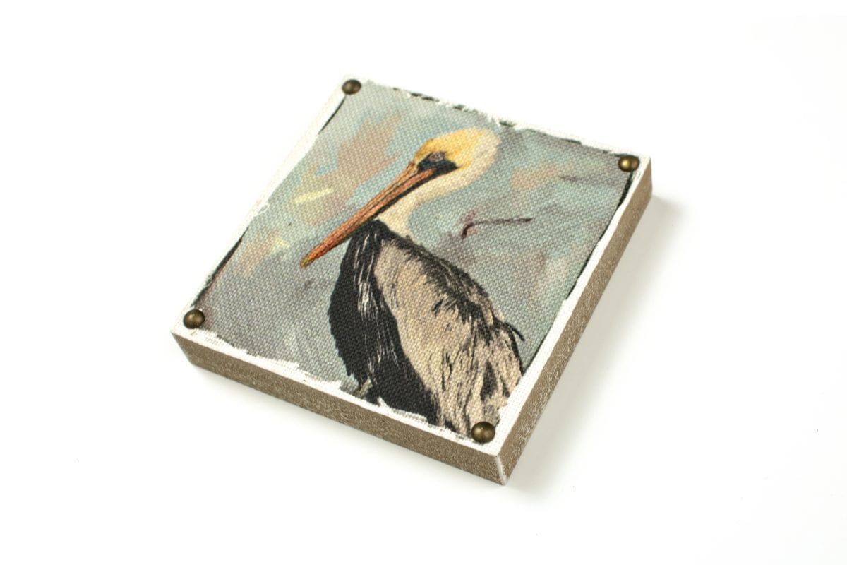Second Line Ventures The Parish Line Pelican Art Block - Little Miss Muffin Children & Home