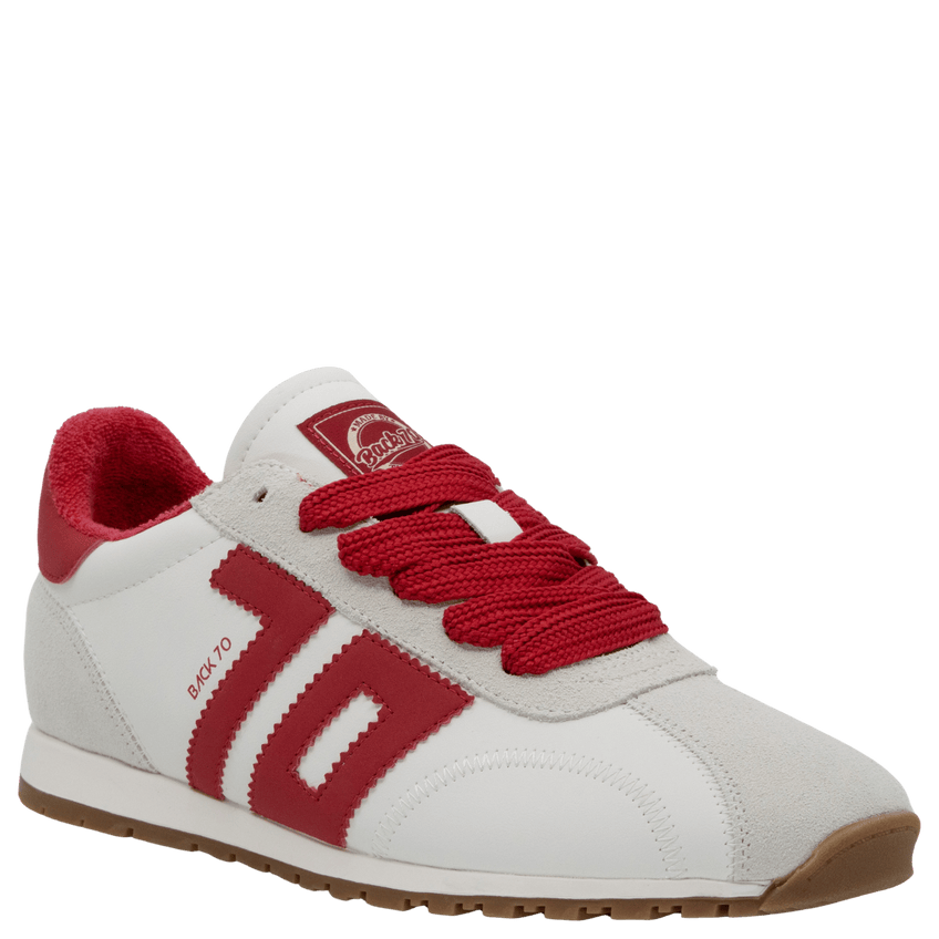 Back 70 Streetwear Asian Sneakers in Red - Little Miss Muffin Children & Home