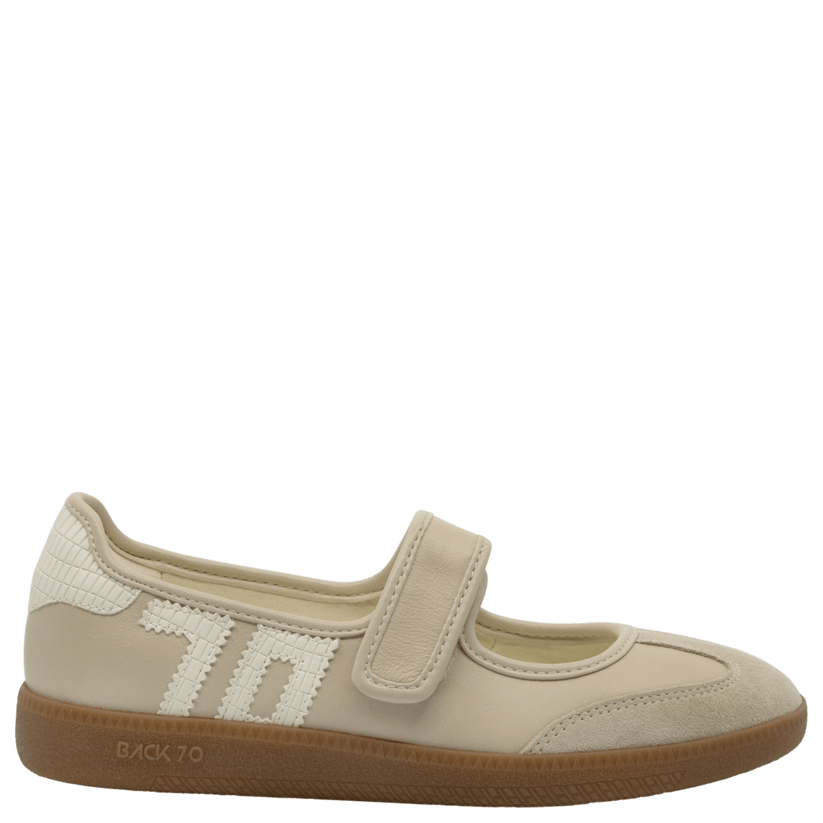Back 70 Streetwear Aya Sneakerina in Beige Milk - Little Miss Muffin Children & Home
