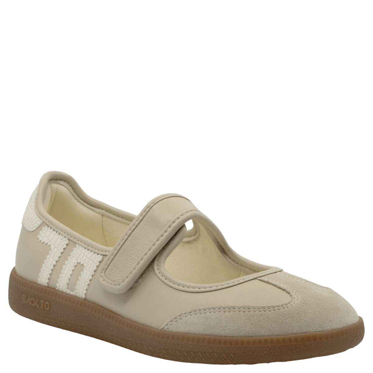 Back 70 Streetwear Aya Sneakerina in Beige Milk - Little Miss Muffin Children & Home