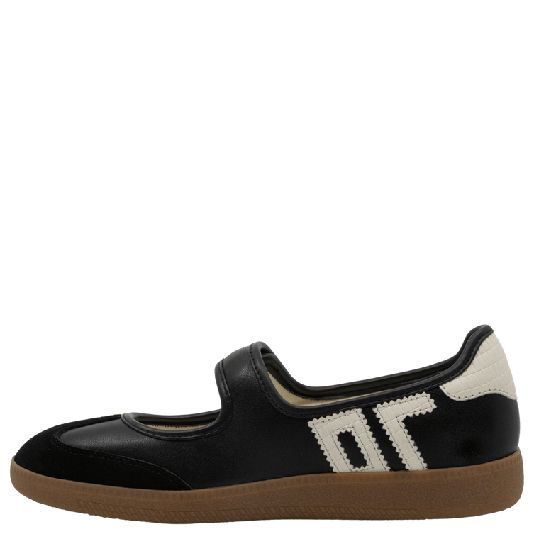 Back 70 Streetwear Aya Sneakerina in Black Milk - Little Miss Muffin Children & Home