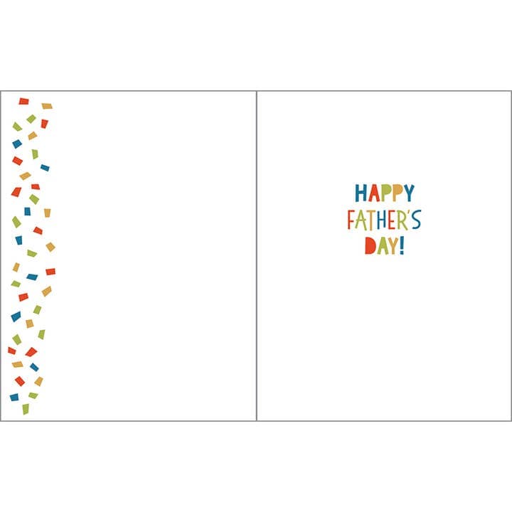 Gina B Designs Inc Dad Confetti Father's Day Greeting Card - Little Miss Muffin Children & Home