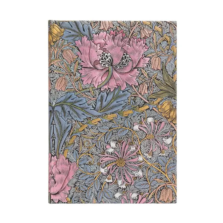 Paperblanks Morris Pink Honeysuckle Hardcover, Ultra/Lined