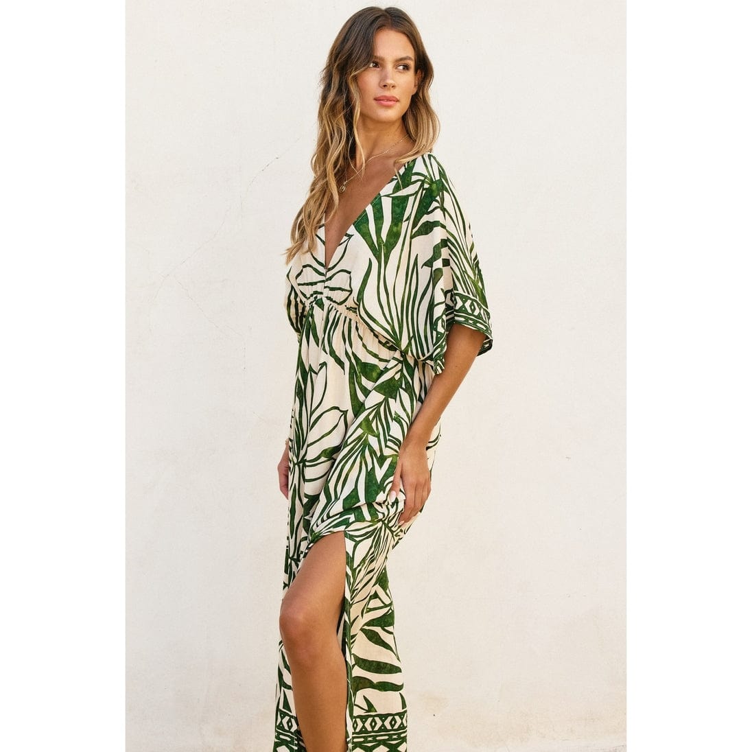 Dress Forum Take Me Away Double Plunge Maxi Dress - Little Miss Muffin Children & Home