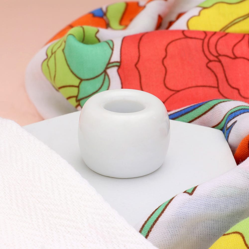 Sensibling Corp Round Shaped Solid Ceramic Toothbrush Holder/Pen Stand - Little Miss Muffin Children & Home