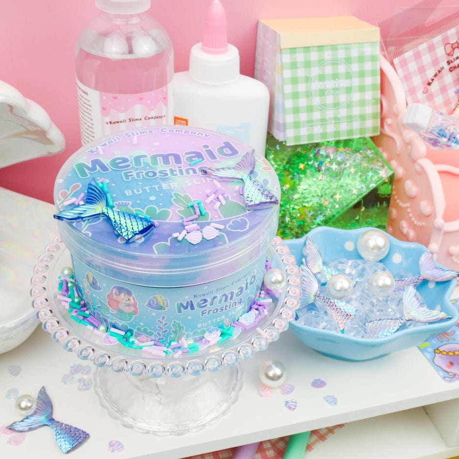 Kawaii Slime Company Kawaii Slime Company Mermaid Frosting Butter Slime - Little Miss Muffin Children & Home