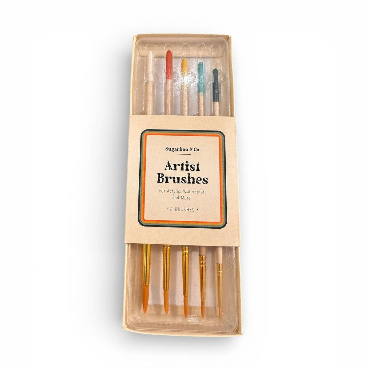 Sugarboo Sugarboo Beginner Paint Brush Kit Set of 5 - Little Miss Muffin Children & Home