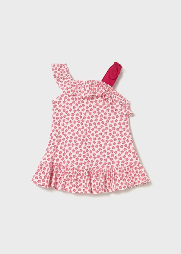 Mayoral Usa Inc Printed Bambula Cotton Dress in Red - Little Miss Muffin Children & Home