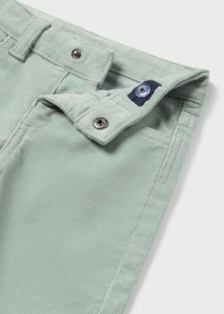 Mayoral Usa Inc Mayoral Slim Fit Corduroy Pants for Baby in Opal - Little Miss Muffin Children & Home