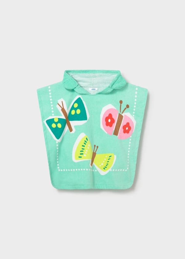 Mayoral Usa Inc Hooded Beach Towel in Turquoise - Little Miss Muffin Children & Home