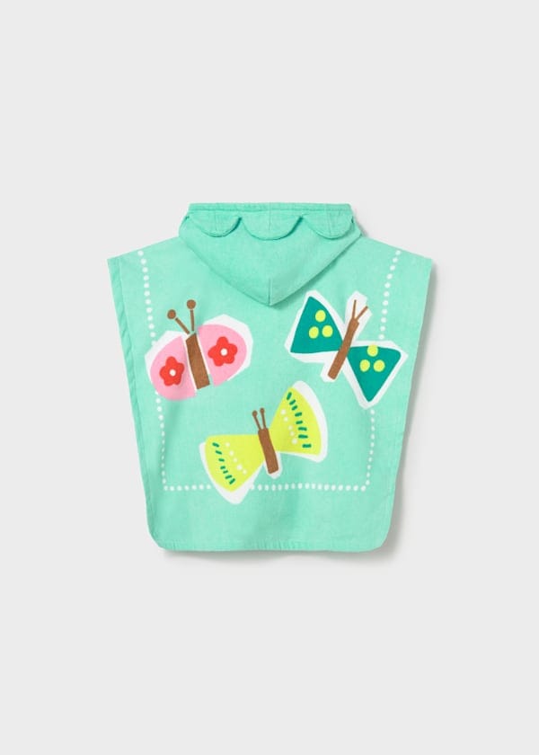 Mayoral Usa Inc Hooded Beach Towel in Turquoise - Little Miss Muffin Children & Home