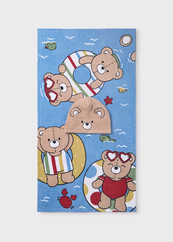 Mayoral Usa Inc Mayoral Hooded Beach Towel - Little Miss Muffin Children & Home