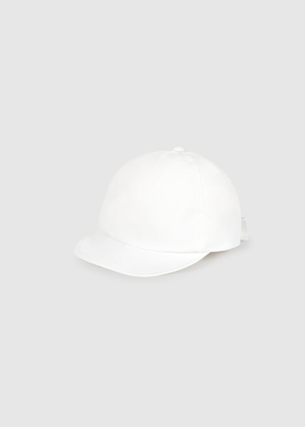 Baby Cap with Bow Tie at Back