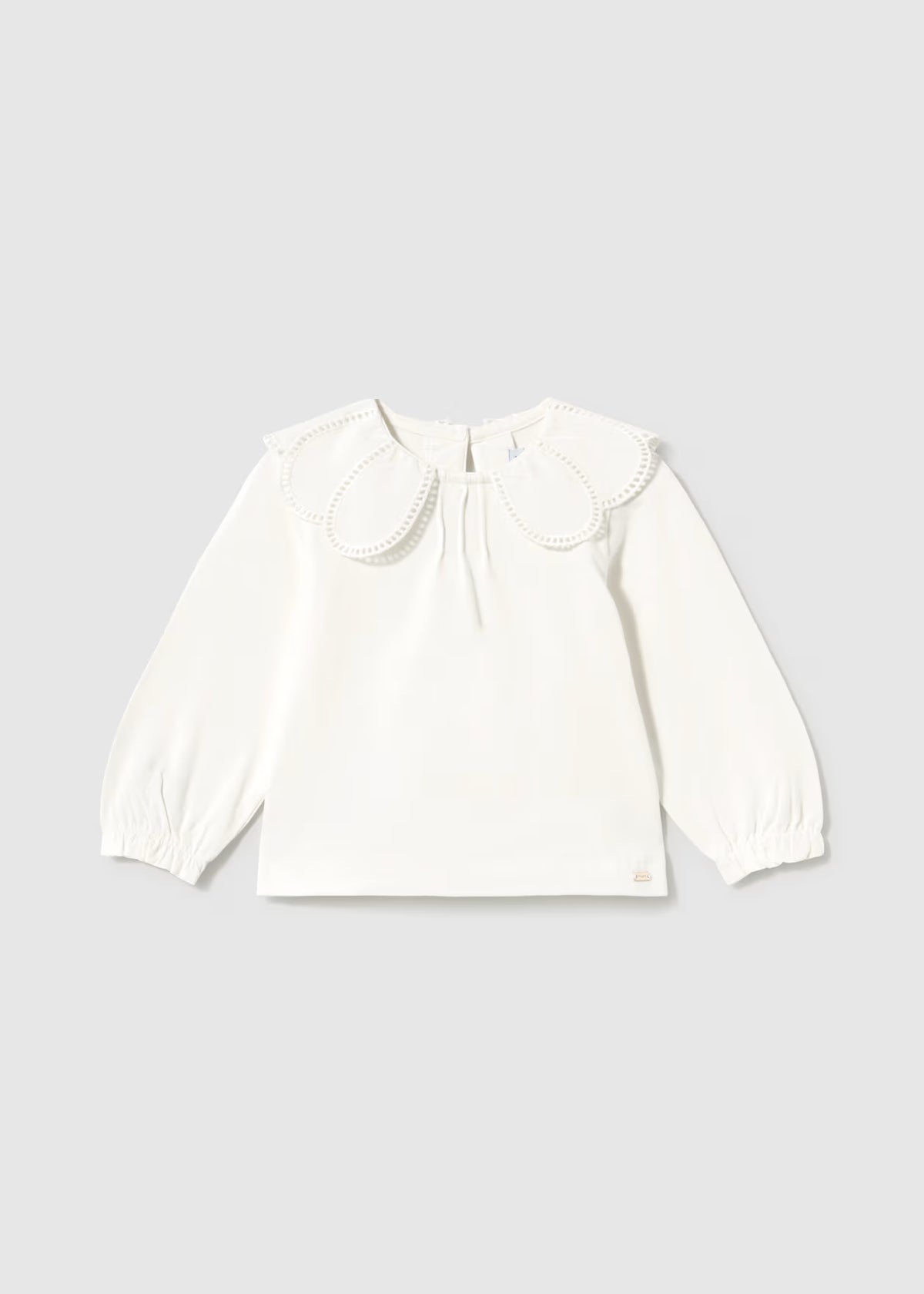 Mayoral Usa Inc Petal Collar Long Sleeve Blouse - Little Miss Muffin Children & Home