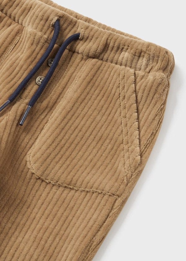 Mayoral Usa Inc Mayoral Knit Corduroy Jogger Pants in Toffee - Little Miss Muffin Children & Home