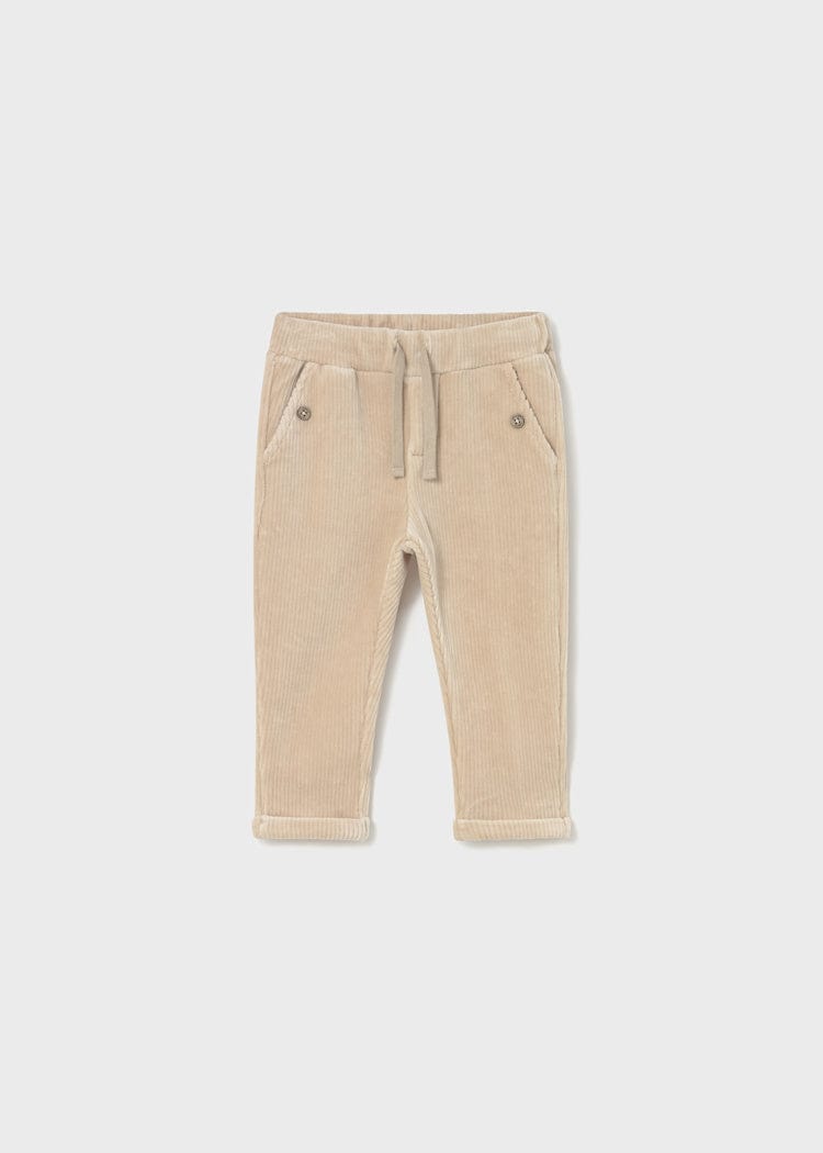 Mayoral Usa Inc Drawstring Corduroy Pants in Cereal - Little Miss Muffin Children & Home