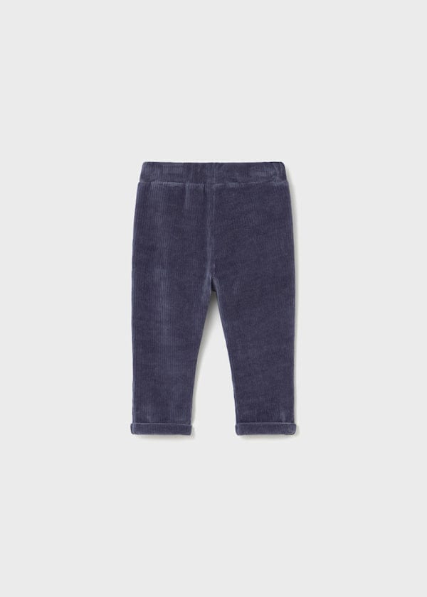Mayoral Usa Inc Drawstring Corduroy Pants in Blue Whale - Little Miss Muffin Children & Home