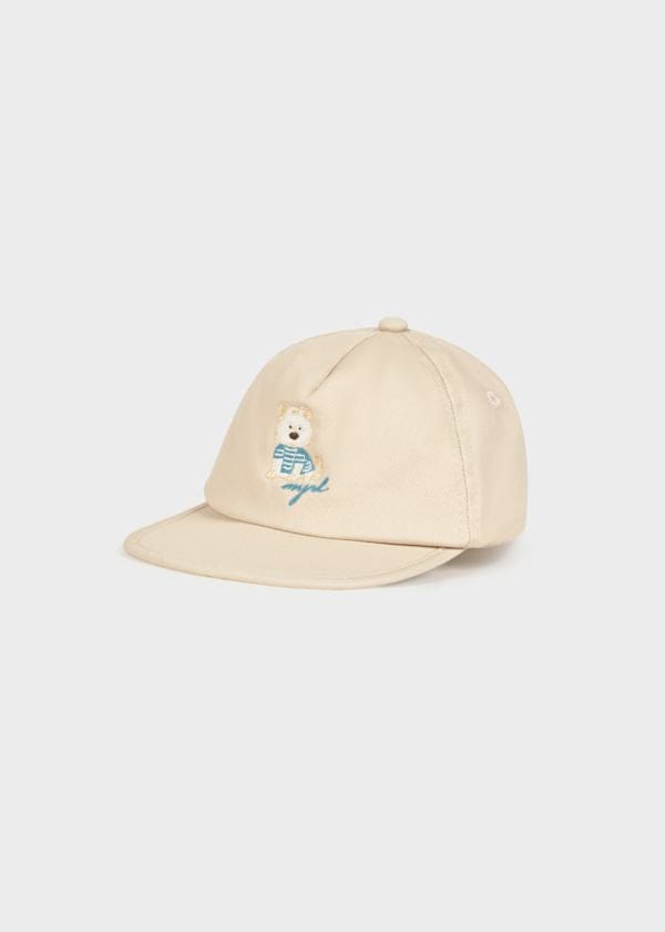 Mayoral Usa Inc Embroidered Baseball Cap in Cashew - Little Miss Muffin Children & Home