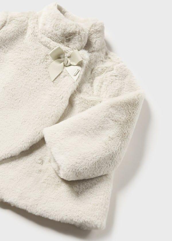 Mayoral Usa Inc Mayoral Faux Fur Coat for Baby Girl - Little Miss Muffin Children & Home