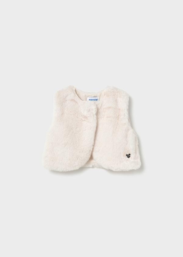 Mayoral Usa Inc Faux Fur Vest, 2 Colors Available - Little Miss Muffin Children & Home