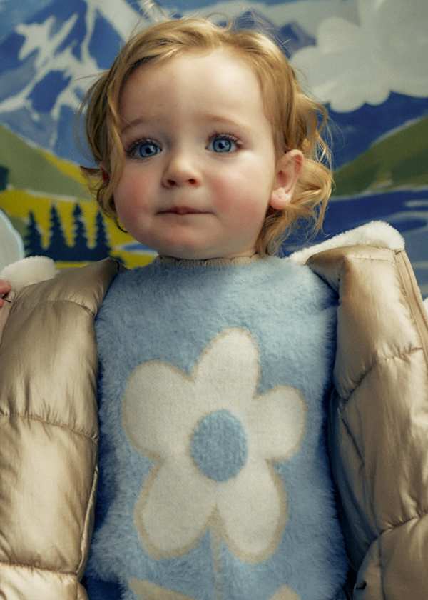 Girl's Fuzzy Sweater, 2 Colors Available