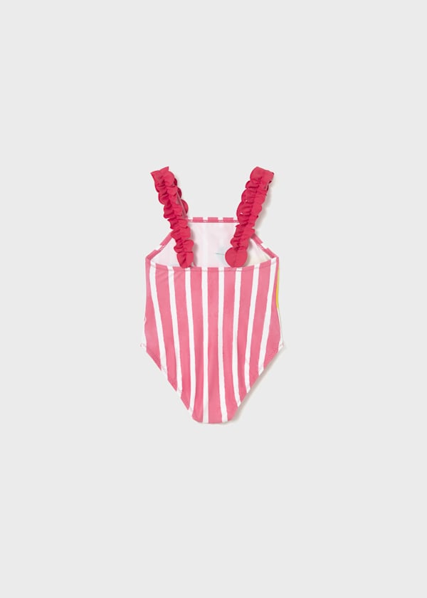 Mayoral Usa Inc Ruffle Strap Printed Swimsuit in Hibiscus - Little Miss Muffin Children & Home