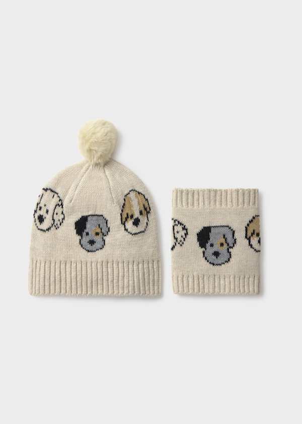 Mayoral Usa Inc Puppy Hat & Scarf Set - Little Miss Muffin Children & Home