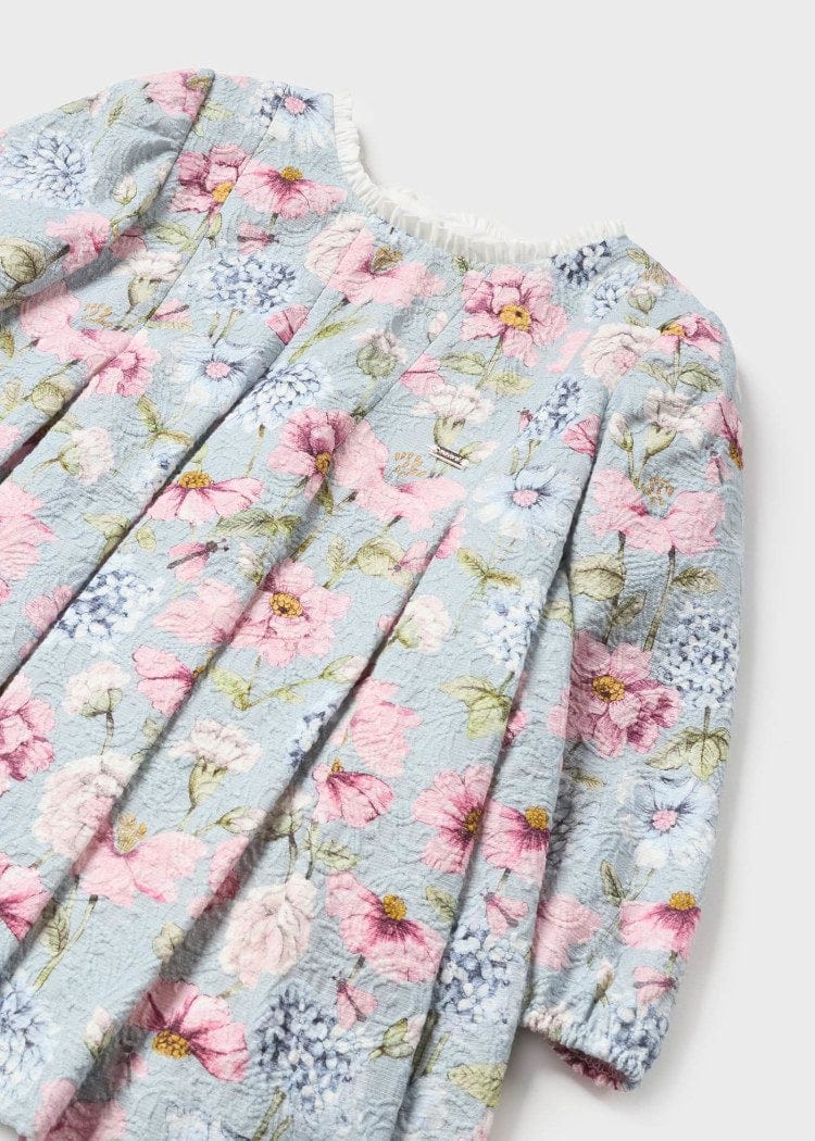 Mayoral Usa Inc Mayoral Pleated Jacquard Dress - Little Miss Muffin Children & Home