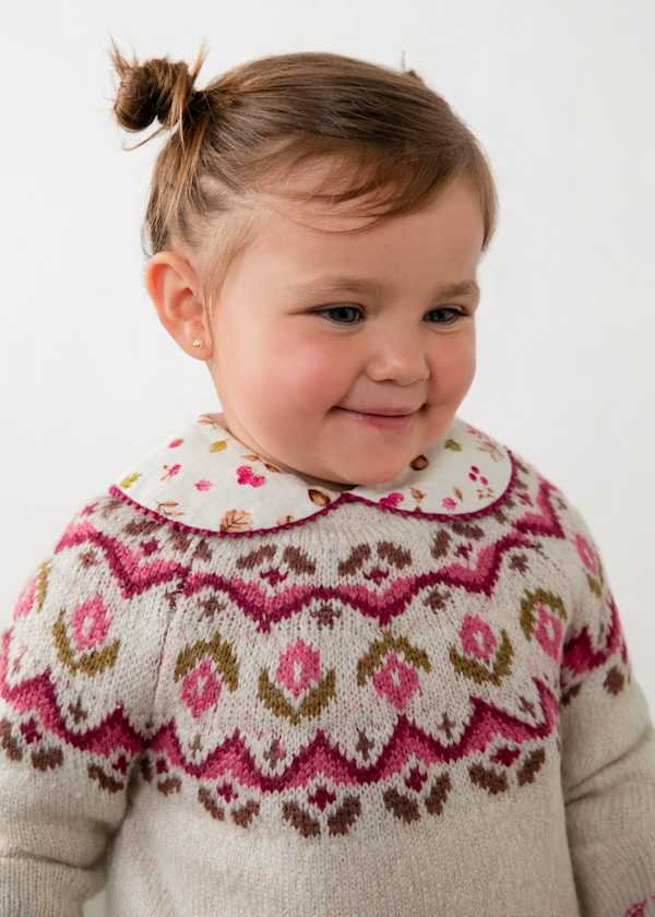 Mayoral Usa Inc Fair Isle Jacquard Sweater - Little Miss Muffin Children & Home