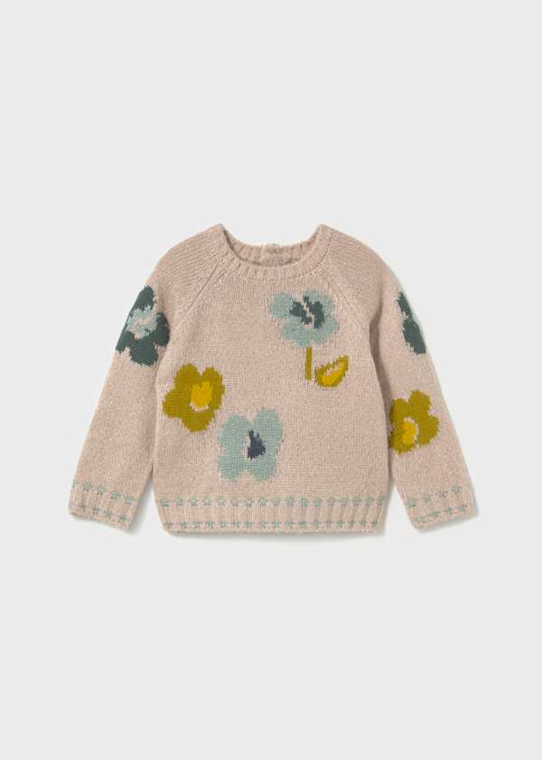 Floral Jacquard Sweater